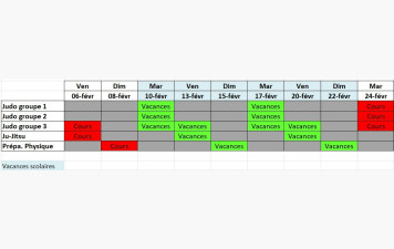 Activités vacances de février 2026